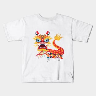 Year of the Dragon Chinese New Year 2024 Kids T-Shirt